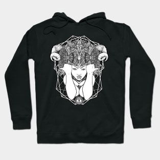 Thelema Crowley themed Aries 3rd eye power Hoodie